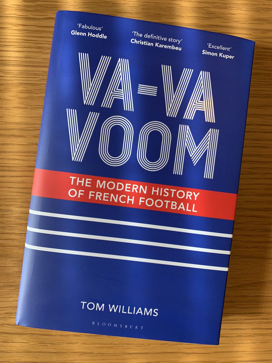 Hitting the shelves like a Jean-Pierre Papin volley hitting the net, Va-Va-Voom goes on sale TODAY! A comprehensive account of French football’s modern era, it’s published by @BloomsburySport and is available in hardback, ebook and audiobook #vavavoombook amazon.co.uk/Va-Va-Voom-Mod…