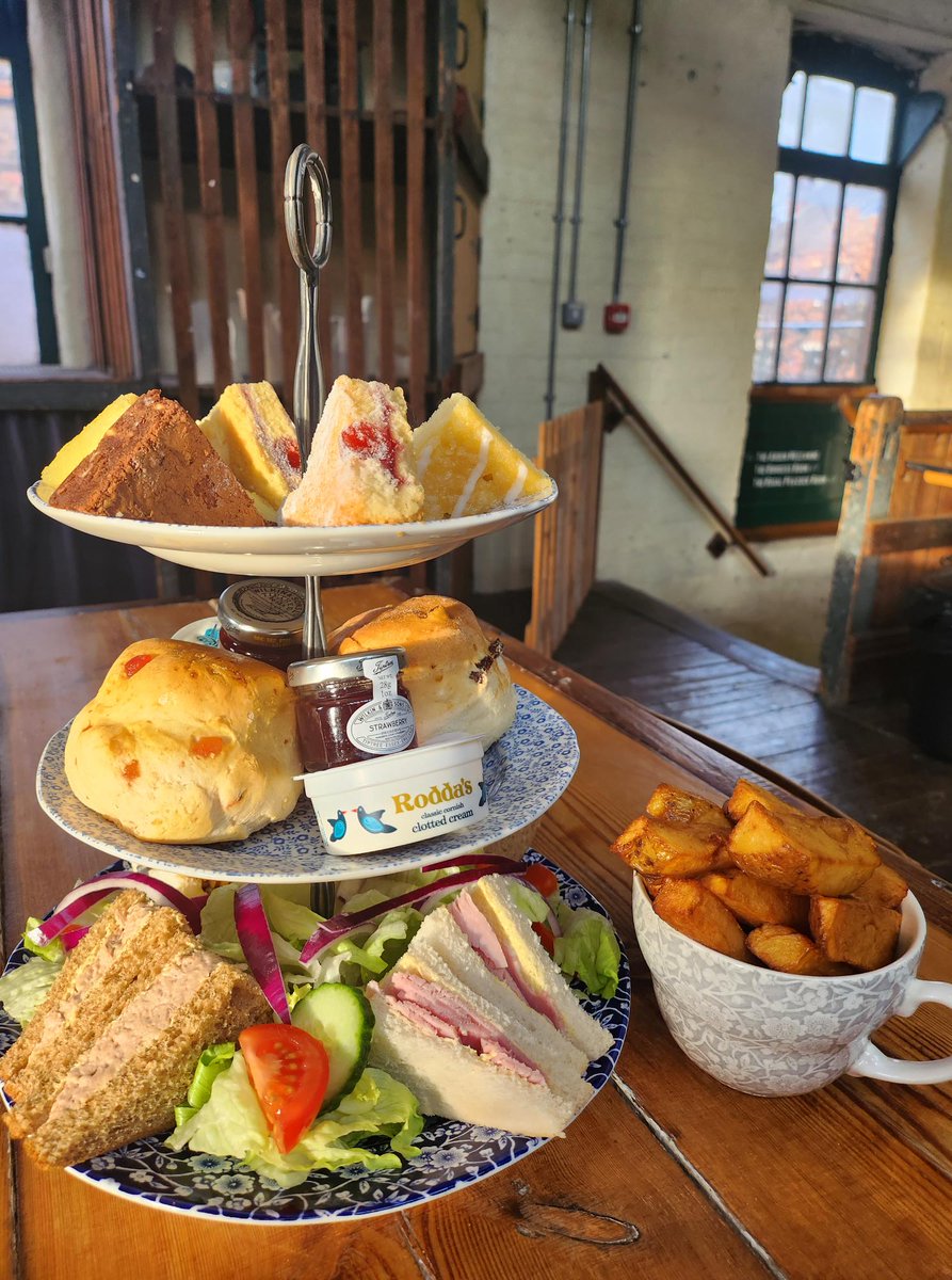Treat yourself to Afternoon Tea at The Packing House Café. Middleport Pottery is home of Burleigh Pottery & this delicious afternoon tea is served on hand crafted ware made right here onsite. Only £21.95 per person Call 01782 499766 to book (24 hours pre-booking required)