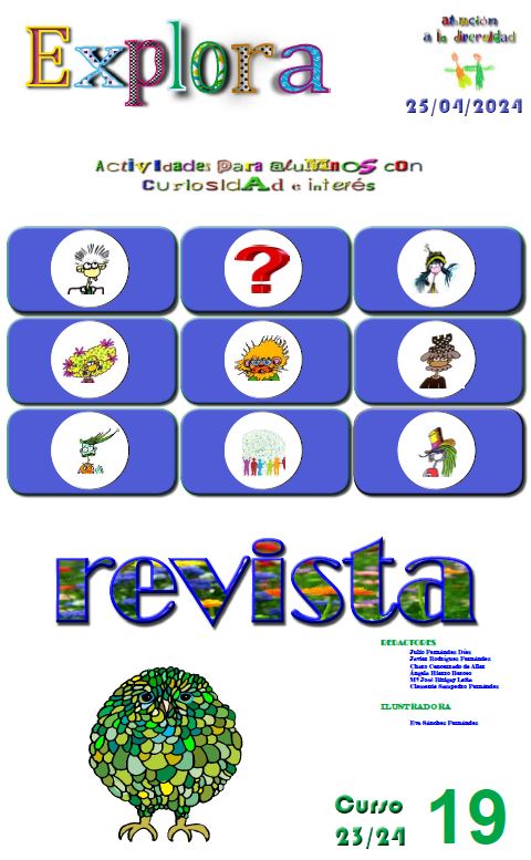 LISTA nuestra revista nº 19 del curso 23/24 con nuevas actividades de Pi, Leo, Feli, Tecla, Jake, Chispa y Lug, curiosidades y juegos. drive.google.com/file/d/1sDhLB2…