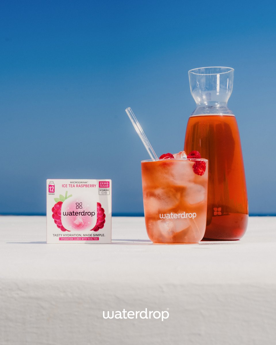 We're soft-launching the Summer with the DROP of ICE TEA RASPBERRY! Available now! ☀️ Don't forget to check out our latest accessories while you're at it! Club Members get 10% off as always. This way → go.waterdrop.com/icetea-eu