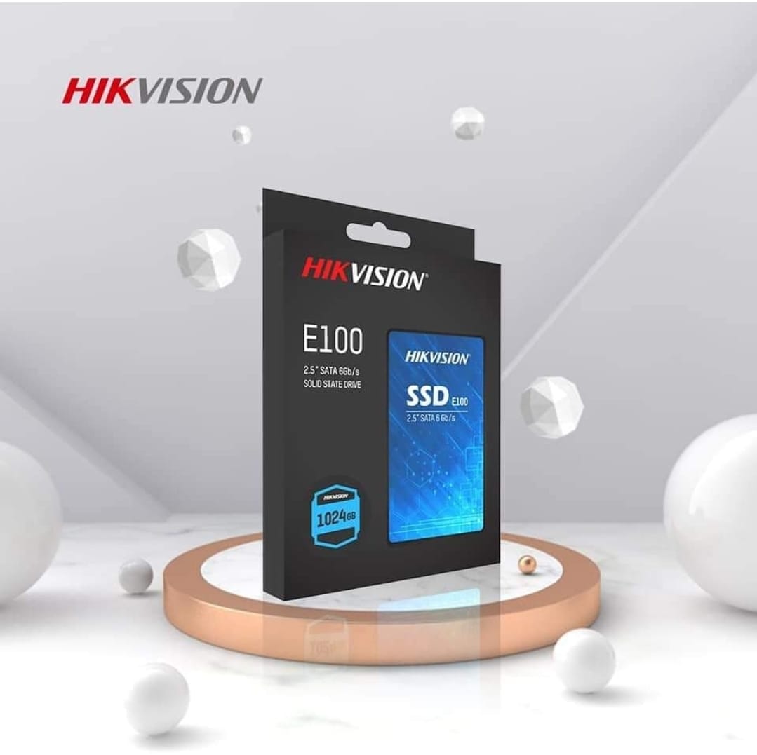HikVision E100
Upgrade your storage with the Hikvision E100 SSD! ⚡️ Enjoy high-speed transmission with support for M.2 interface and SATA III protocol, reaching read speeds up to 550MB/s. 
#HikvisionE100 #SSDUpgrade #HighSpeedTransmission #SuperStability #DataSafety