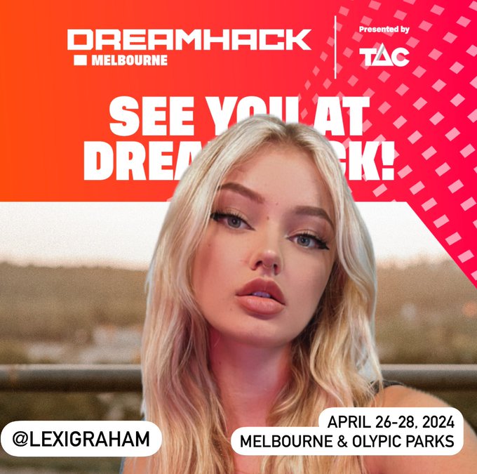 SEE YOU AT @DreamHackAU  I&rsquo;m so excited to be there, and cosplay and do all the fun things!  If you see<a class="tags" target="_blank" title="On Twitter" href="/?out=eyJ0eXAiOiJKV1QiLCJhbGciOiJIUzUxMiJ9.eyJpYXQiOjE3MjExNjU0MjEsImlzcyI6InR3cG9ybnN0YXJzLmNvbSIsIm5iZiI6MTcyMTE2NTQyMSwiZXhwIjoxNzUyNzAxNDIxLCJyZWRpcmVjdF91cmwiOiJodHRwczovL3R3aXR0ZXIuY29tL0RyZWFtSGFja0FVIn0.aqewQwQWkQK6eVpM5wb5392QSeRYl55ljHERc5uvjiYzTNDHA_U7e4N-zCT8m4UmhgckCSmVAcjIp7dWDRiLWA">@DreamHackAU</a><a href="/tag/cosplay"class="tags"><span>#cosplay</span></a><a href="/tag/cosplayergirl"class="tags"><span>#cosplayergirl</span></a><a href="/tag/zerotwo"class="tags"><span>#zerotwo</span></a><a href="/tag/zerotwocosp"class="tags"><span>#zerotwocosp</span></a>
