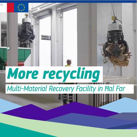 The new Multi-Material Recovery Facility ensures the highest possible re-use and recovery of waste. #CohesionPolicy helps diverting a wide range of materials away from landfills and into the circular economy.