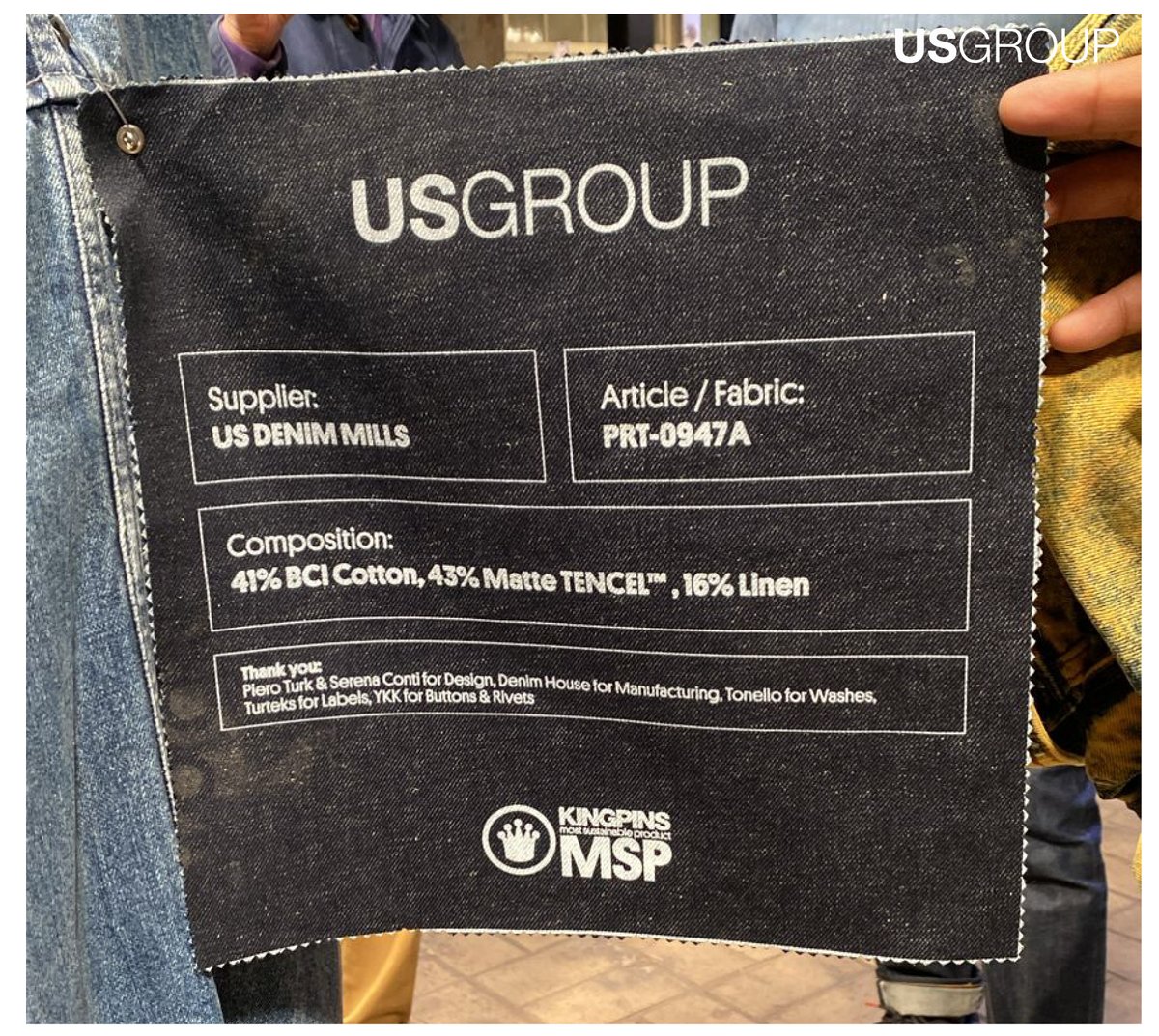 US Group is thrilled to be recognized for our sustainability efforts! 

Check out our Most Sustainable Product from US Denim Mills showcased at The Kingpins Show Amsterdam. Check out our eco-friendly innovation. 

#SustainableFashion #USGroup #DenimInnovation #KPAmsterdam