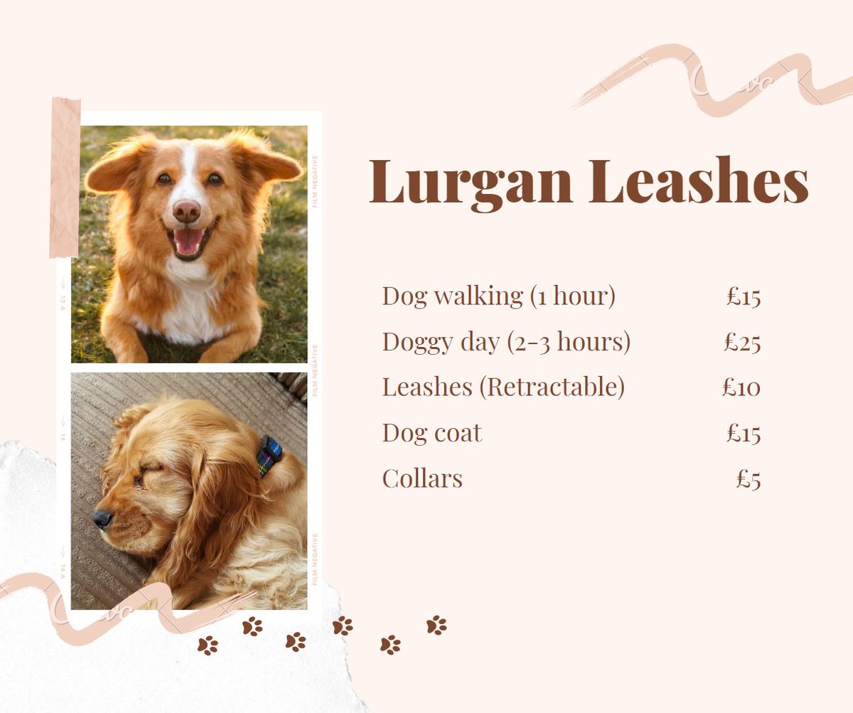 LurganLeashes's tweet photo. Our services run through weekdays Monday, Wednesday, Friday and all during the weekend so give us a text now!!! https://t.co/GPXERVMmor