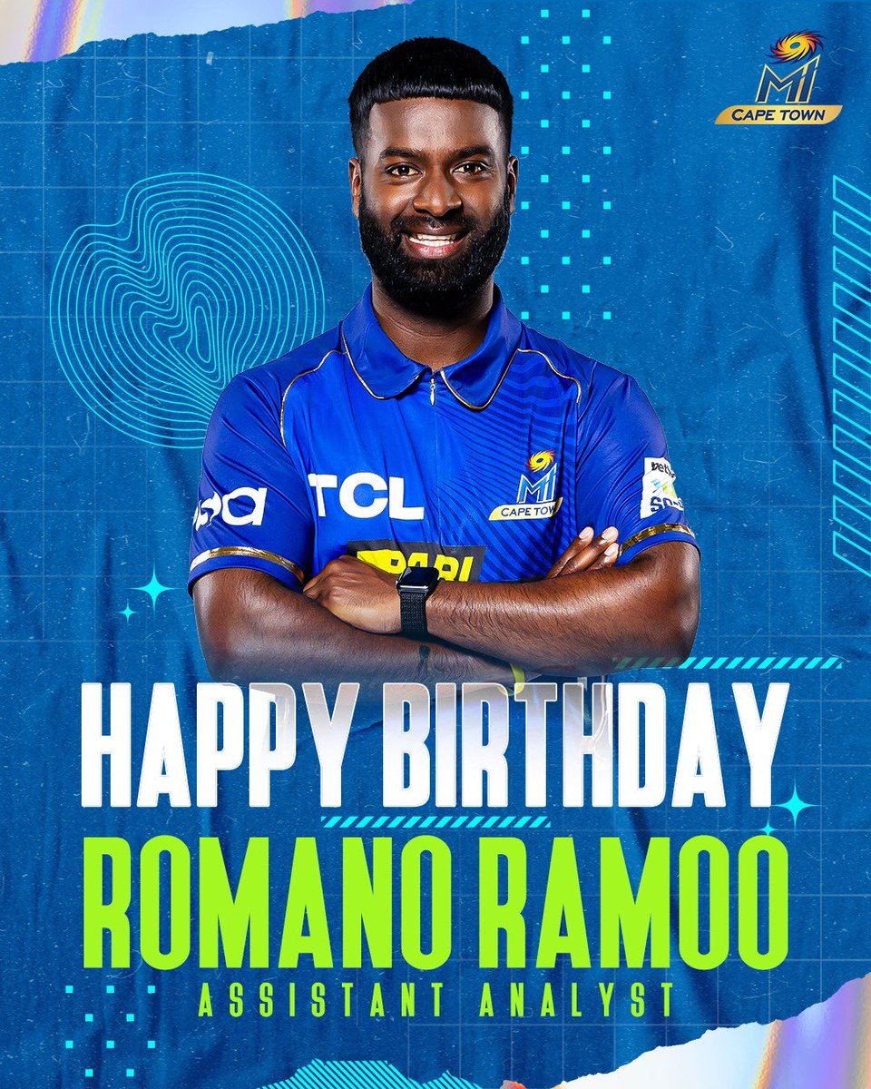 Big shoutout to our squad's number-cruncher aka our assistant analyst on his special day! 👨‍💻​ Happy birthday, Romano! 🥳​ #OneFamily #MICapeTown