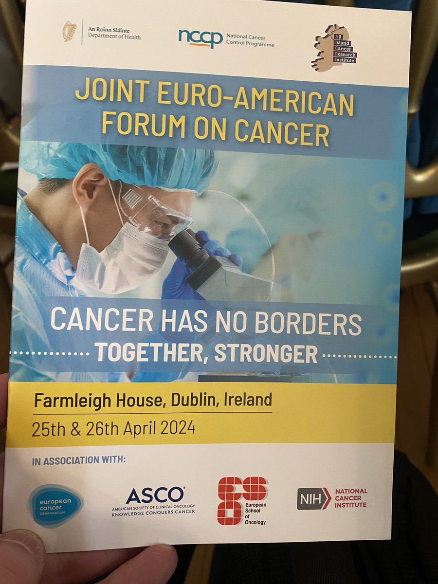 Delighted to be at the #Euro-American Forum on Cancer at the stunning Farmleigh House in the grounds of Phoenix Park. 

#cancerhasnoborders
#StrongerTogether