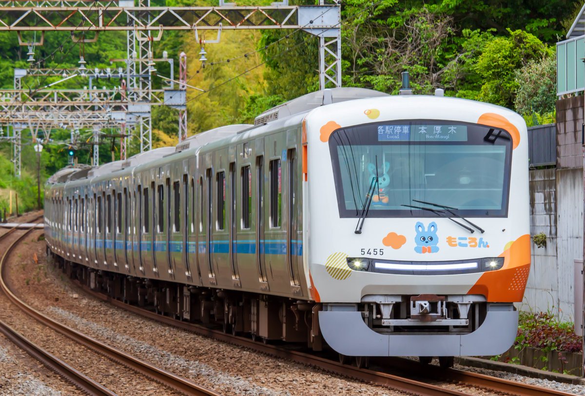 小田急5000形
5055F(5055×10) もころん号
各駅停車 本厚木行