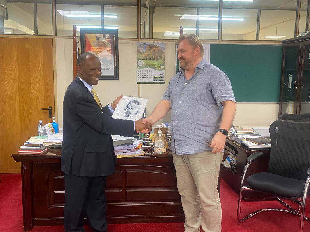 Yesterday a team of @MinofHealthUG  led by the Director General Health Services, Dr. Henry G. Mwebesa received a delegation comprising of Professors in Neonatology from the Russian Federation to discuss establishment of mutual global collaborations in Maternal and New Born Health