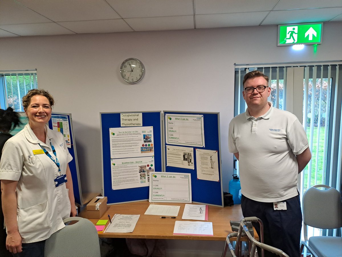 MarcusD88167580's tweet photo. Barnsley Hospital Care Support Worker Conference. Deconditioning workshop based on Care to Move principles and supporting our Care support workers to give out wzf and ws if patient hasn't brought their's to the ward. #OTPT #falls #Deconditioning https://t.co/TqfUoQZdBW