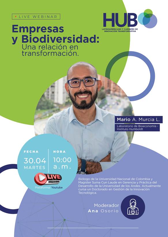 Our Latin American and Caribbean Hub will be participating in an upcoming webinar in Spanish, focusing on 'Companies and Biodiversity: A Relationship in Transformation.' 📅Date: Tuesday 30th April 🕒Time: 16:00 BST 🔗Join the live webinar on YouTube: youtube.com/watch?v=jhA5ku…