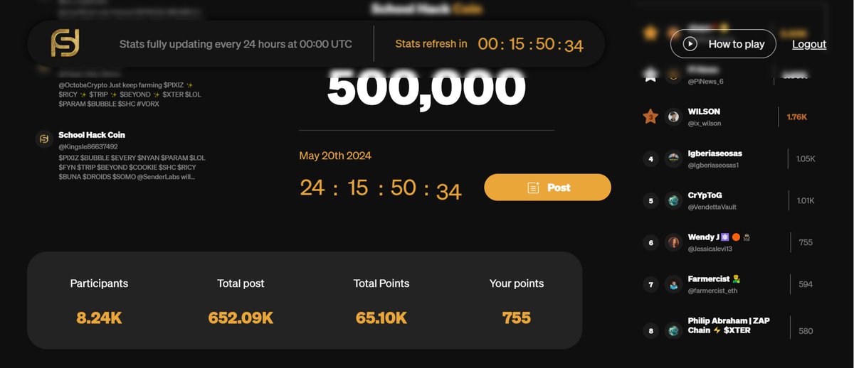 My $SHC points finally updated😁. Baby steps, let's see how this goes💪