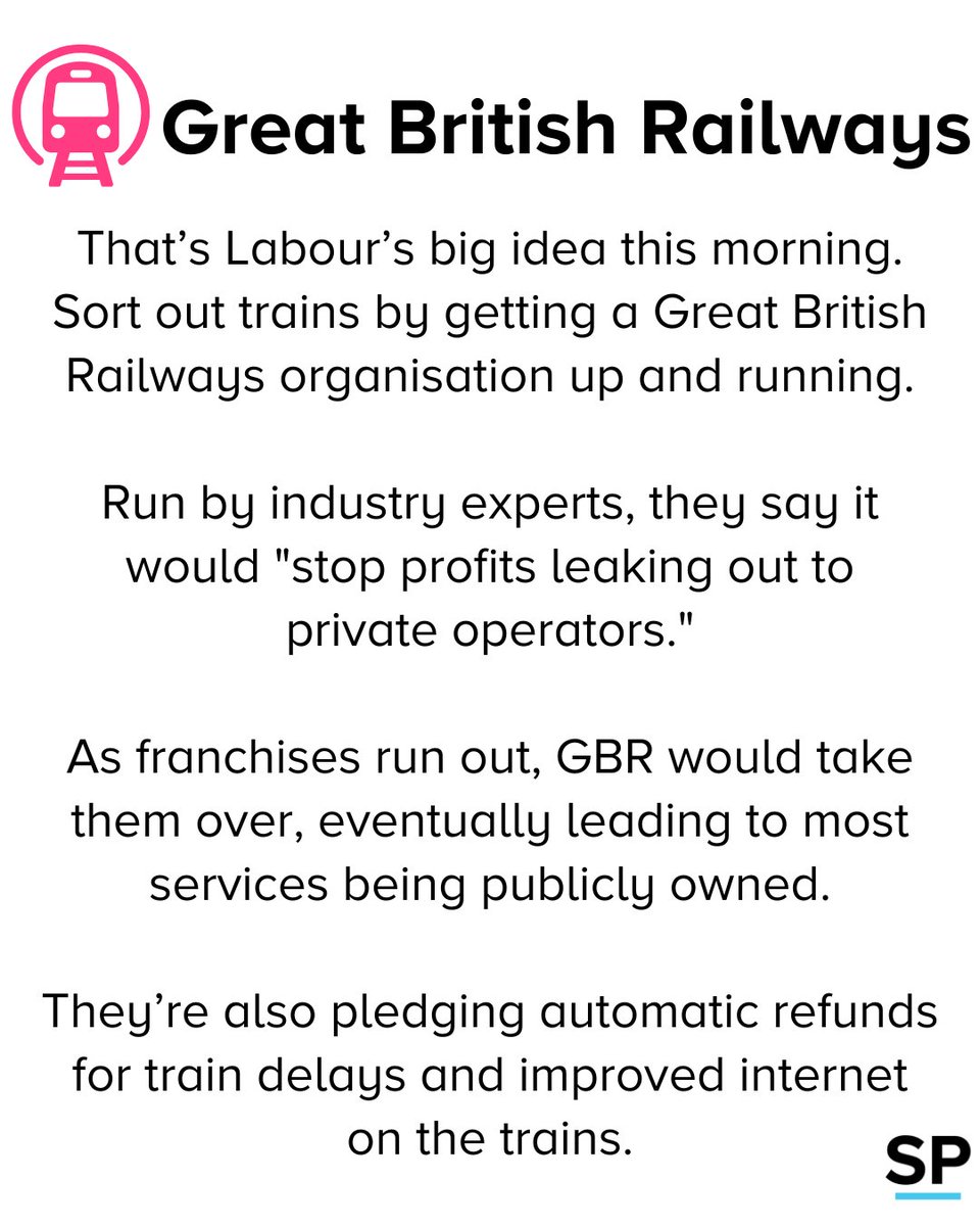 Chooo-chooo big train announcement incoming! The government also had plans for a Great British Railways organisation - to oversee the awarding of contracts.
