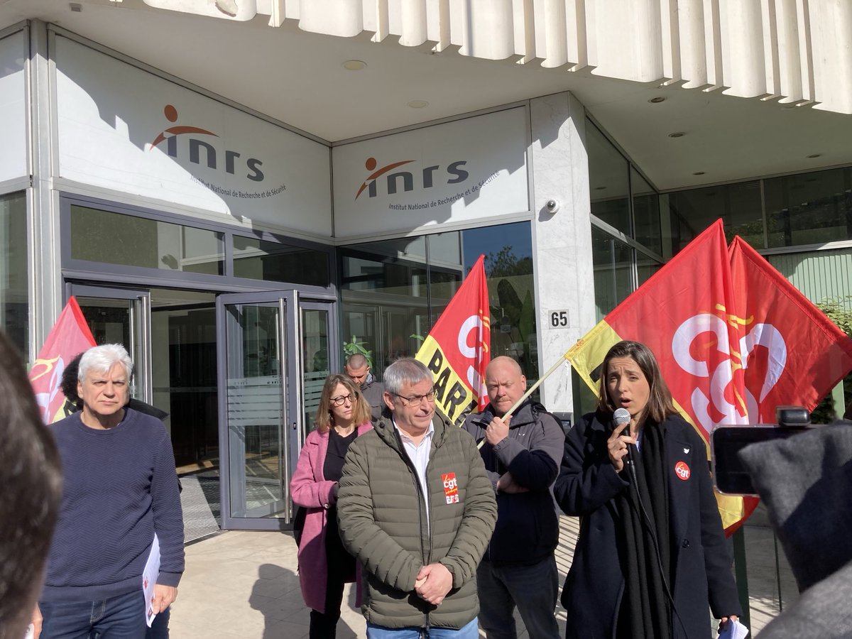 Contre l’explosion des accidents du travail et maladie, des moyens pour la prévention ! Une COG pour l’INRS et les CATMP ! Stop au blocage aux dépens des travailleur.ses ! Journée d’action le 25 avril . Conférence de presse de Sophie Binet qui invite la ministre à l’INRS