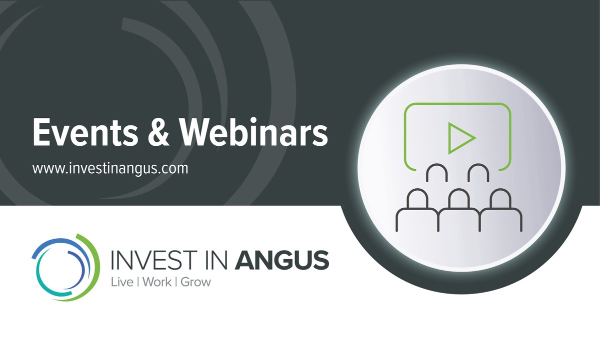 The Invest in Angus website features details of a huge range of events and webinars, hosted by various organisations, aimed at helping you to grow your business. Topics include digital marketing and tools, sustainability and much more. See investinangus.com/events/list/ for details.