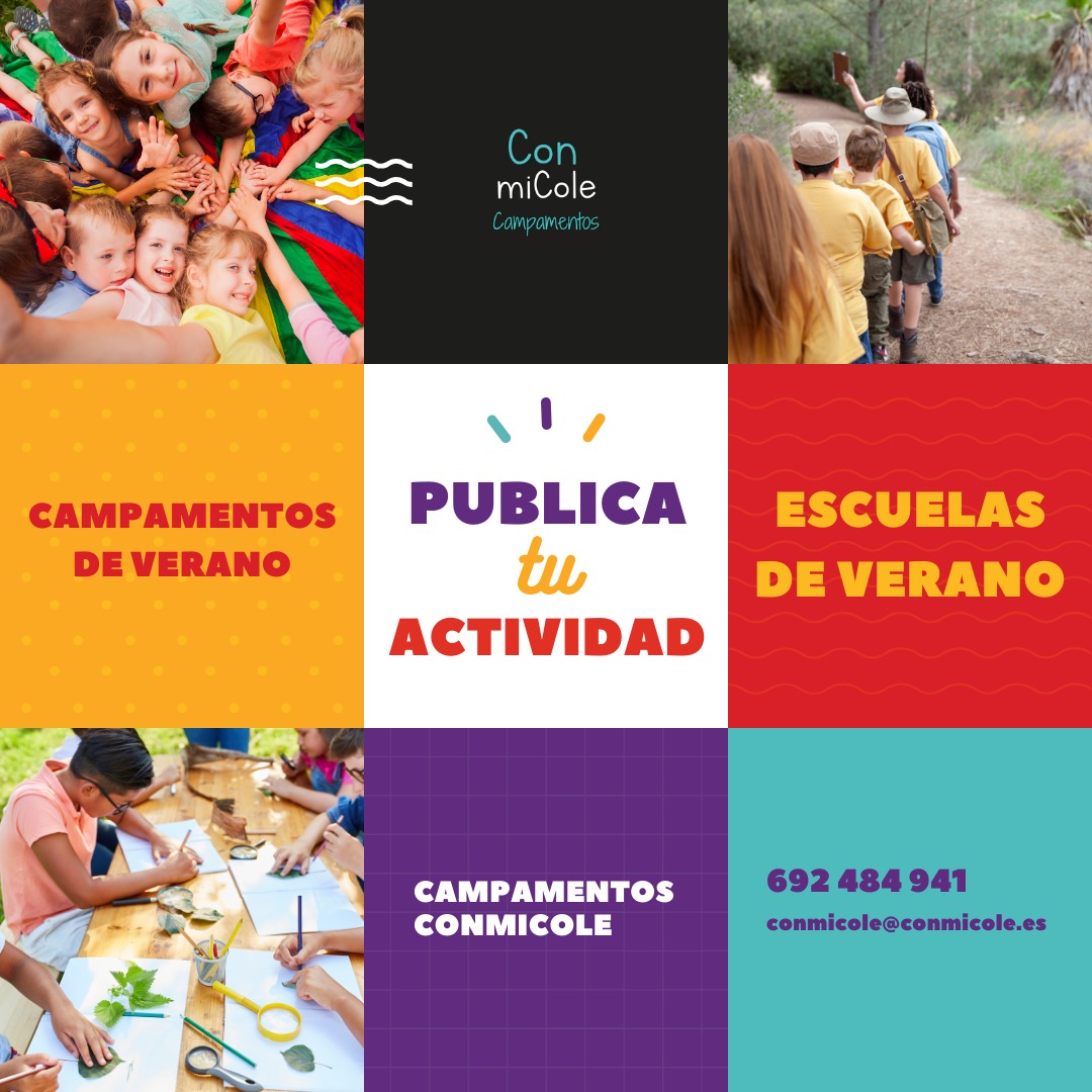 ¡Atención empresas de campamentos de verano y actividades para niñ<a href="/s/">『S』</a>! 🌟 

¿Quieres dar a conocer tus increíbles servicios a un público amplio de familias y colegios? ¡ConmiCole Campamentos es tu plataforma ideal! 💼💡 

Publica tus actividades 🙂

campamentosconmicole.es
