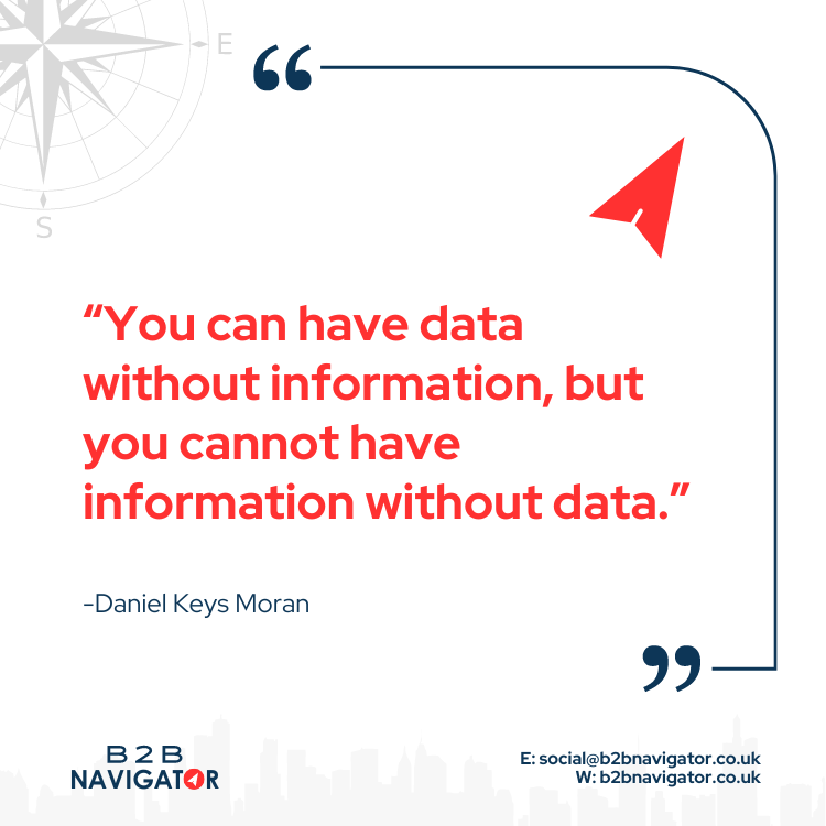 Transform your raw data into actionable insights with B2B Navigator. 

For inquiries or further information about our services, please contact us at: 
Email: social@b2bnavigator.co.uk 
Visit our website: eu1.hubs.ly/H08PyMS0 

#TransformYourBusiness #b2bdata #b2bnavigator