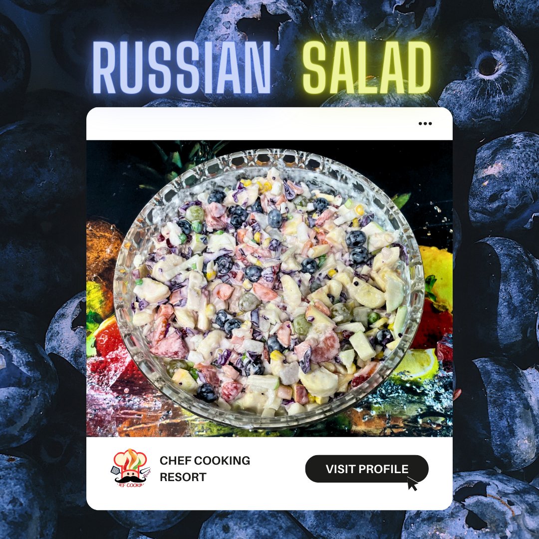 ChefCookingReso's tweet image. Russian Fruit Salad recipe!
 Follow our step-by-step recipe on our YouTube channel:
youtu.be/b9Yr7rAArg4?si…
#chefcookingresort #russiansalad #fruitsalad #fruitchaat #refreshing #summerrecipes #creamydressing #foodie #foodinspiration #foodbloggers