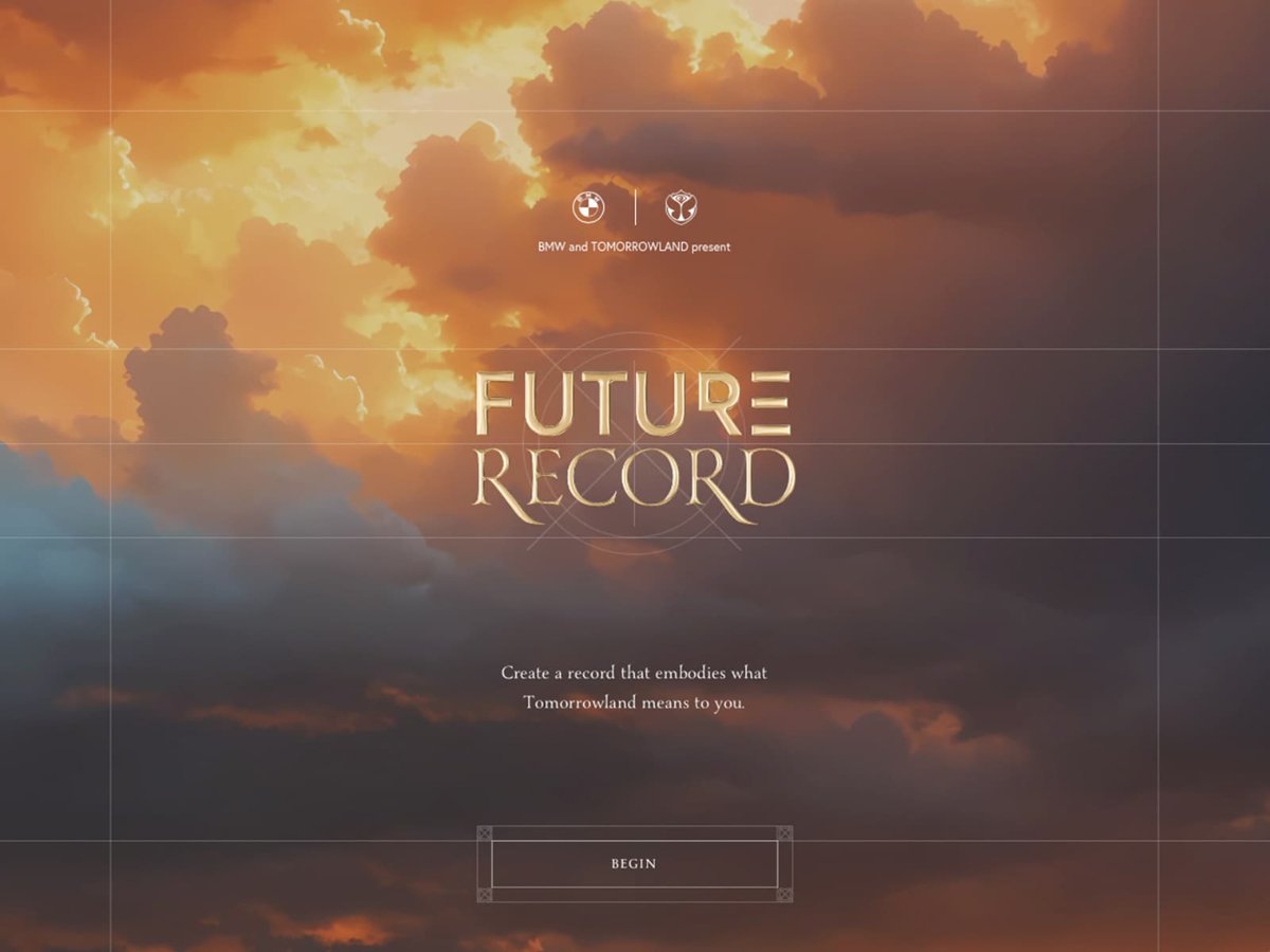 Future Record by @MeetTheMonks  wins #SOTD 🎉 'Future Record is a web experience which invites everyone to generate their own Tomorrowland-inspired EDM tracks using the power of AI, bringing the joy of music production to all.' ↳bit.ly/3WdW3eI #Animation #Storytelling