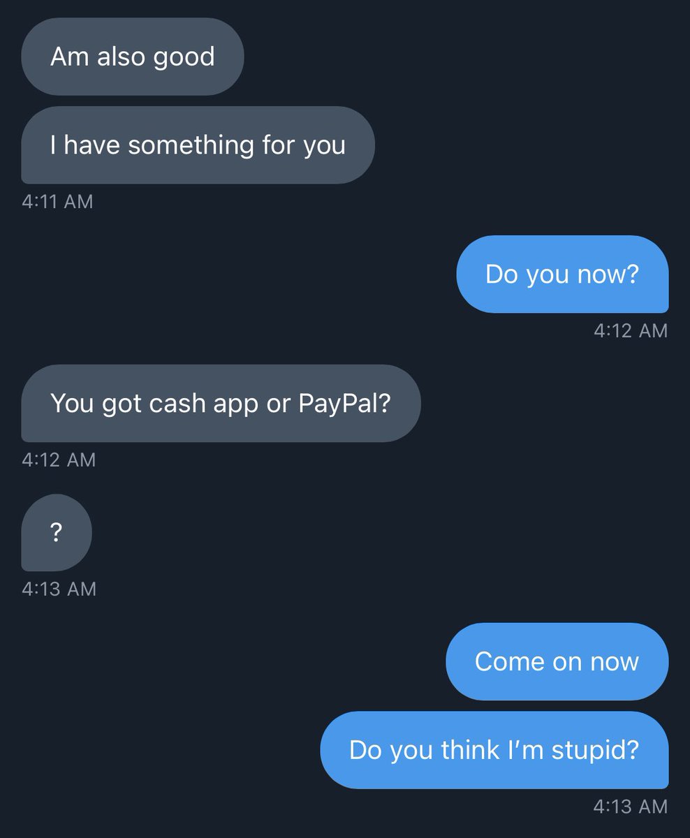 TheElfMage's tweet photo. Careful with this person, moots. They���re gonna try to use primitive methods to scam you. https://t.co/huoa2AyHUW