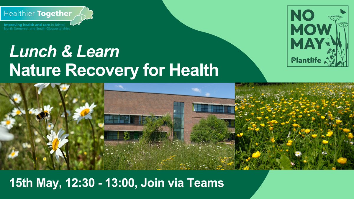We're supporting @mentalhealth on #MentalHealthAwarenessWeek by hosting a Lunch & Learn exploring nature, health and wellbeing. 15th May, 12:30 - 13:00, Teams link 👇 teams.microsoft.com/l/meetup-join/…