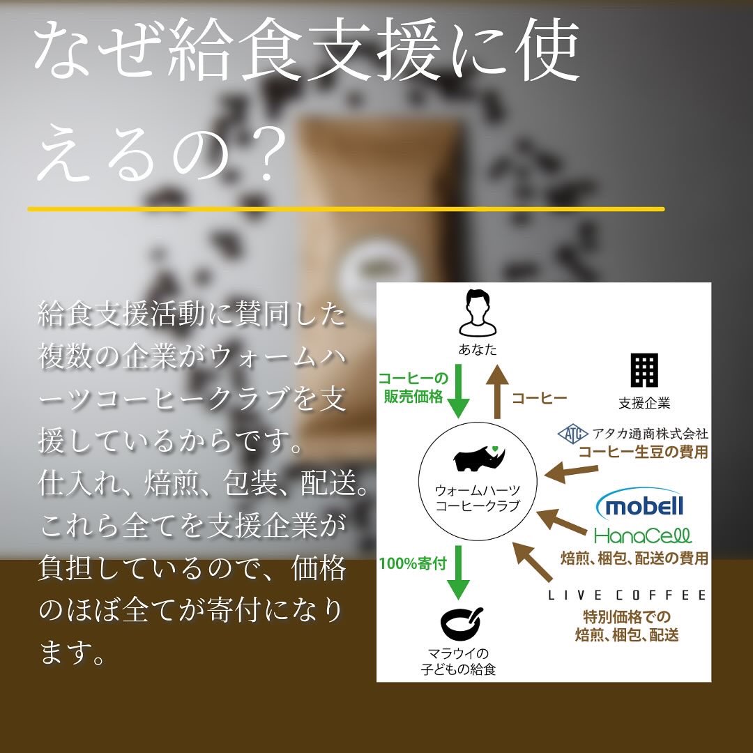Warm Hearts｜100％チャリティコーヒー【公式】 tweet media