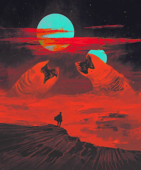 "Dune" and "Suspended Reminiscence" available at  0.2 Ξ0.1 Ξ 