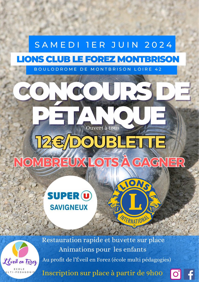 #petanque #boule #jeux #concours #tournoi #loire #lionsclub #montbrison #saintetienne