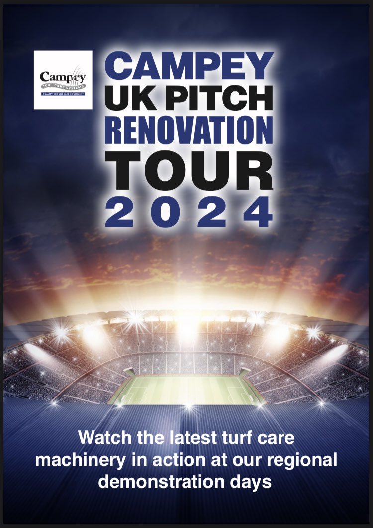Looking forward to today at the <a href="/CampeyTurfCare/">Campey™ Turf Care Systems</a> UK pitch renovation tour <a href="/LAPUMagazine/">Landscape & Amenity</a>