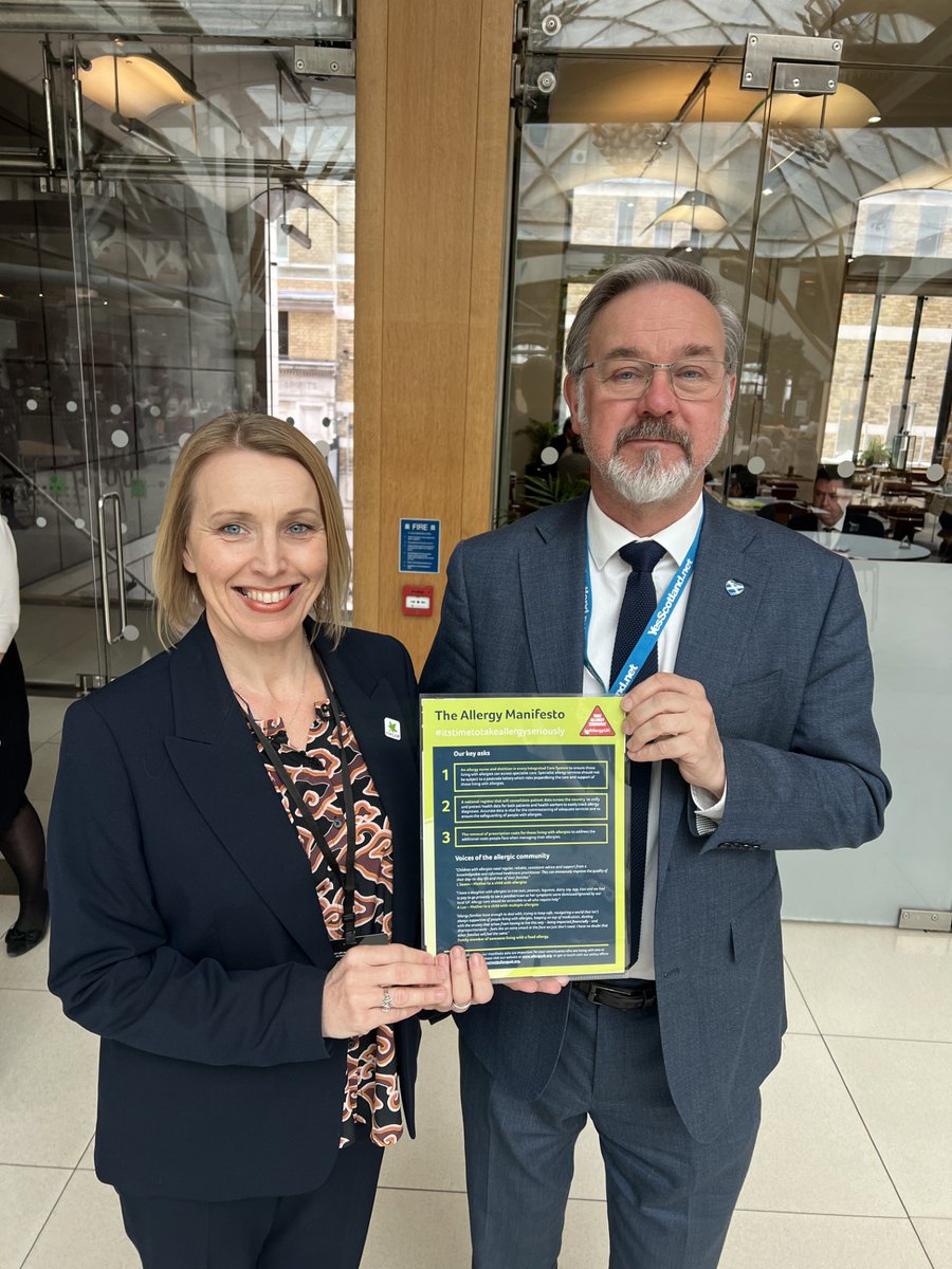 Did you know? By 2026, 1 in 2 Europeans will have an allergy. The numbers are rising, and so should our attention. This #AllergyAwarenessWeek, I support @AllergyUK1's Election Manifesto calls for better allergy care because allergies are #toobigtoignore !