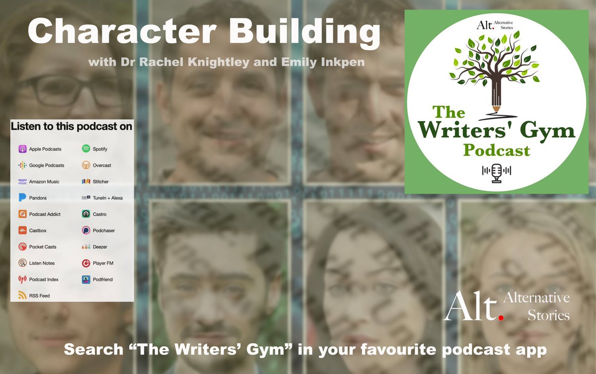 Creating characters is one of the most important parts of #storytelling In the latest episode of the Writers' Gym #podcast with @DrRKnightley + @emilyinkpen we offer lots of #writingtips +#WritingPrompts to help you create convincing protagonists 

tinyurl.com/4u5bujf5