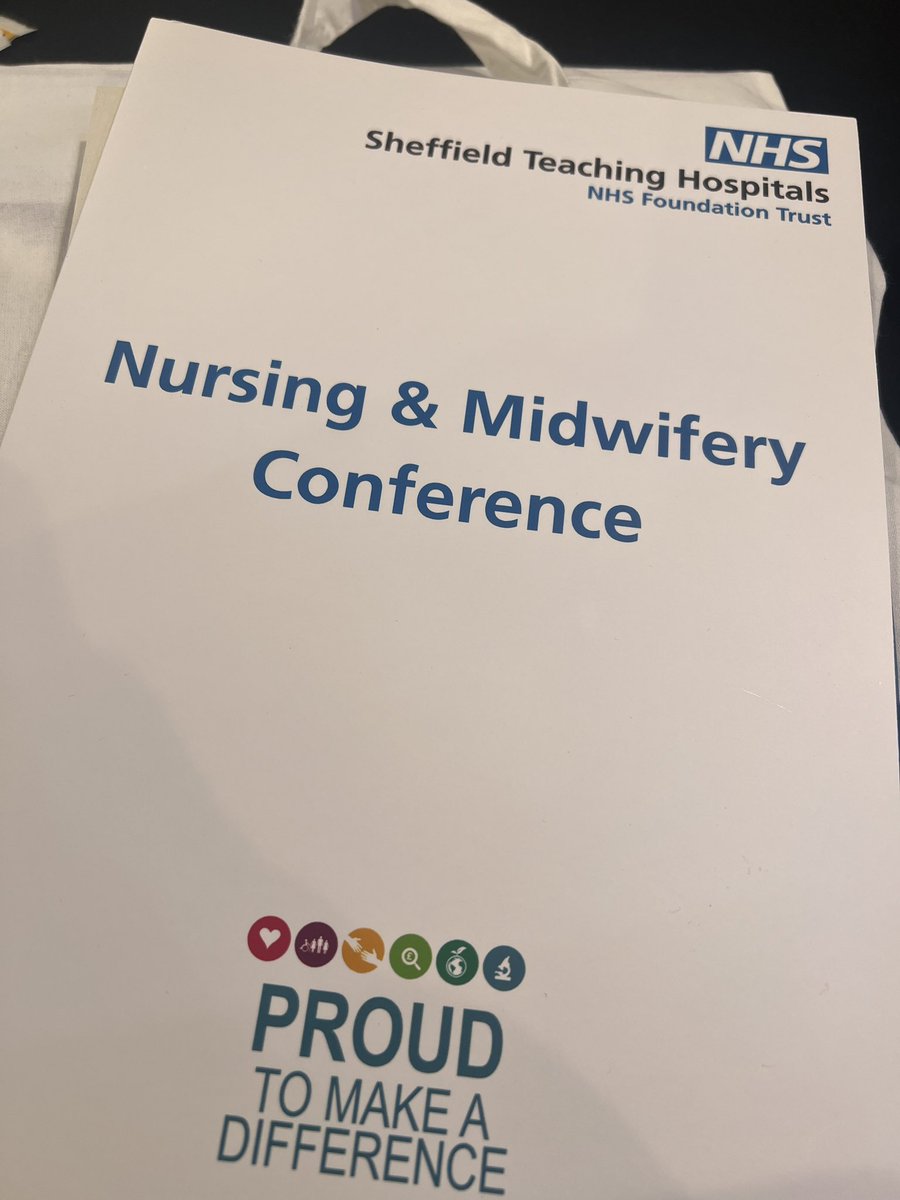 We’re at the @SheffieldHosp Nursing and Midwifery Conference today, looking forward to finding out what’s going on in the Trust at the moment