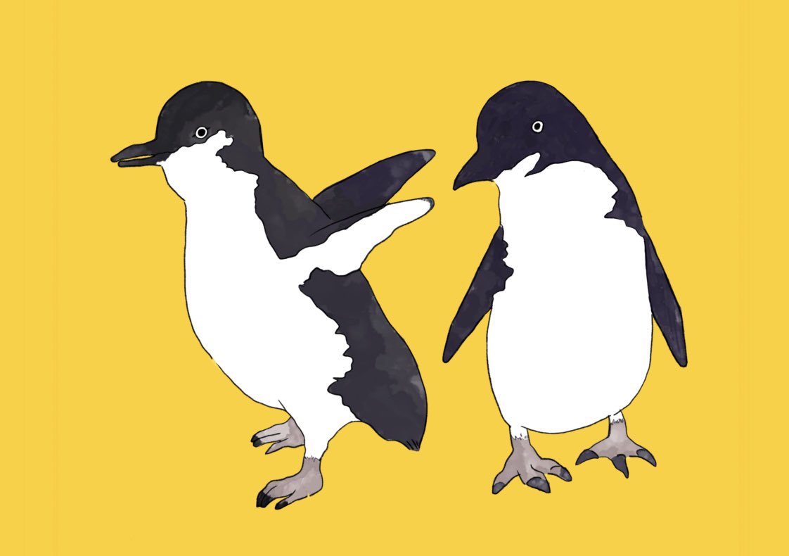 「#ペンギンの日 #イラスト 」|リコのイラスト