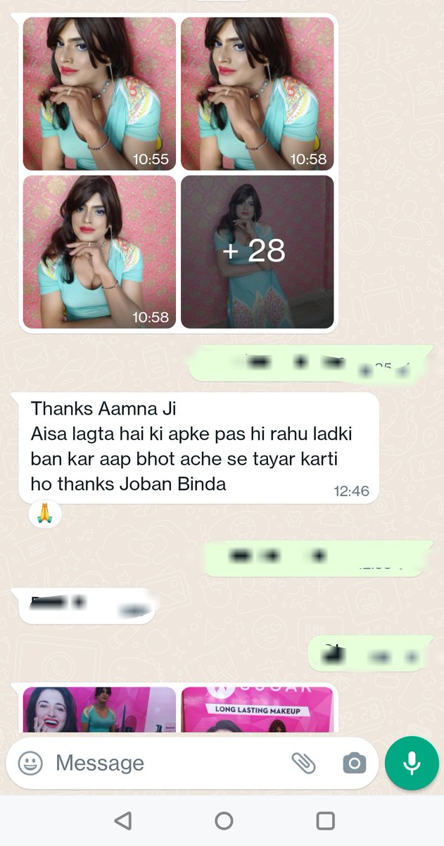 💃CLIENT SPEAKS
Client Name - MAHIRA
Came From - JALGAON
Do read what she says about us.
Thank you MAHIRA for your valuable feedback. 

#maletofemaletransformation 
#boytogirlmakeup
#indianShemale
#mumbaiLGBTQ
#jobanbindacrossdressing