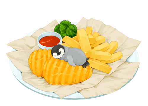 「#世界ペンギンの日 」|らいらっくのイラスト