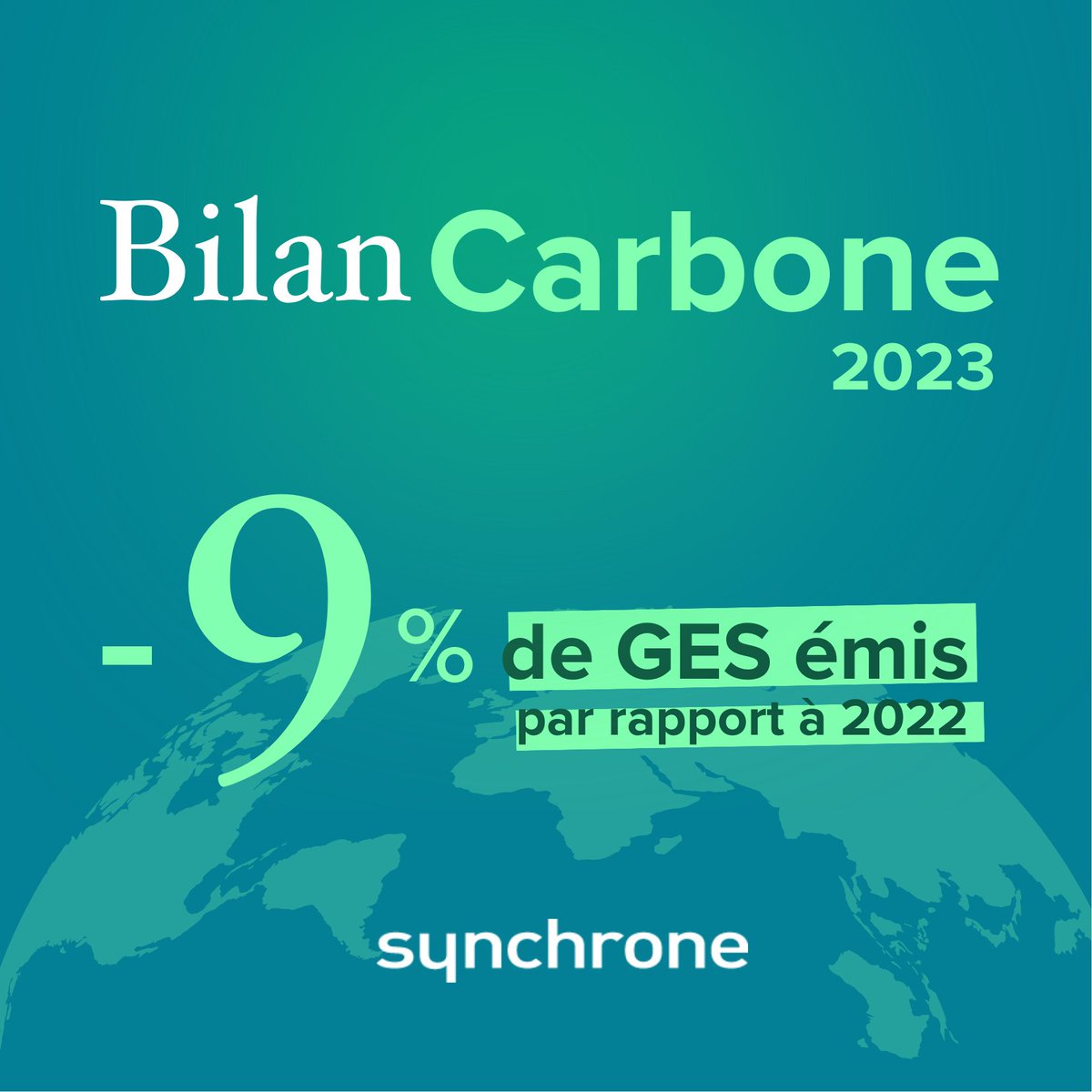 SynchroneFr's tweet photo. [ #RSE ] La responsabilité environnementale au cœur de notre stratégie ! 🌱

L'empreinte carbone de Synchrone est en baisse de 9% :
notre trajectoire de réduction carbone est lancée !🚀 

Les chiffres en images ⤵️

Nous rejoindre : https://t.co/lzFN2rbiob https://t.co/cKHPf4hmDe