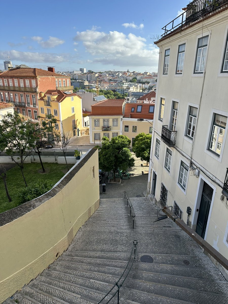 Early morning walk before meetings in #Lisbon.