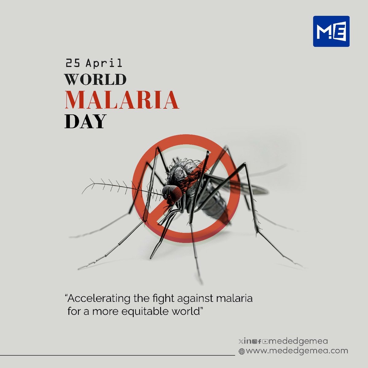 HealthMedEdge's tweet photo. 25 April

#WorldMalariaDay2024

“Accelerating the fight against malaria for a more equitable world” https://t.co/x70qnPJXcX