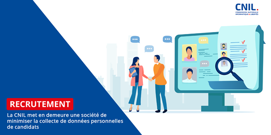 La CNIL a été saisie d’une plainte à l’encontre      d’une société qui collectait de nombreuses #données personnelles de candidats à l’embauche (lieu de      naissance, nationalité, situation de famille, etc.).
Pour en savoir plus 👉cnil.fr/fr/recrutement…