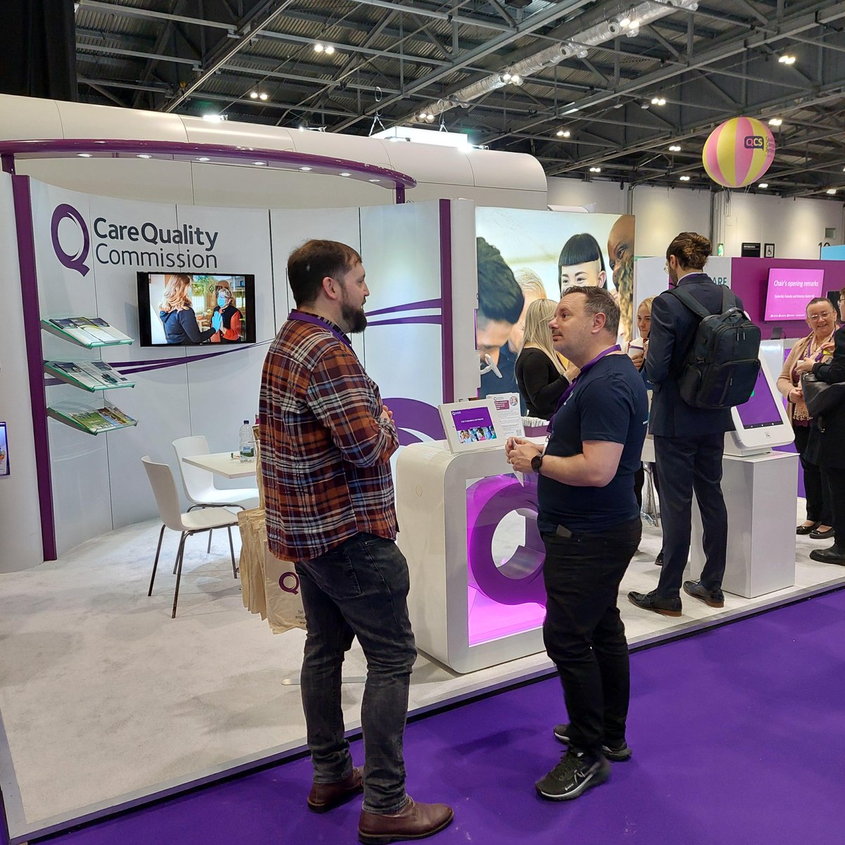 Day 2 of @CareShow London! We are already busy at the CQC stand K51. Come to our Inspector hub to speak to an inspector! #CareShow2024 #CareShowLDN24