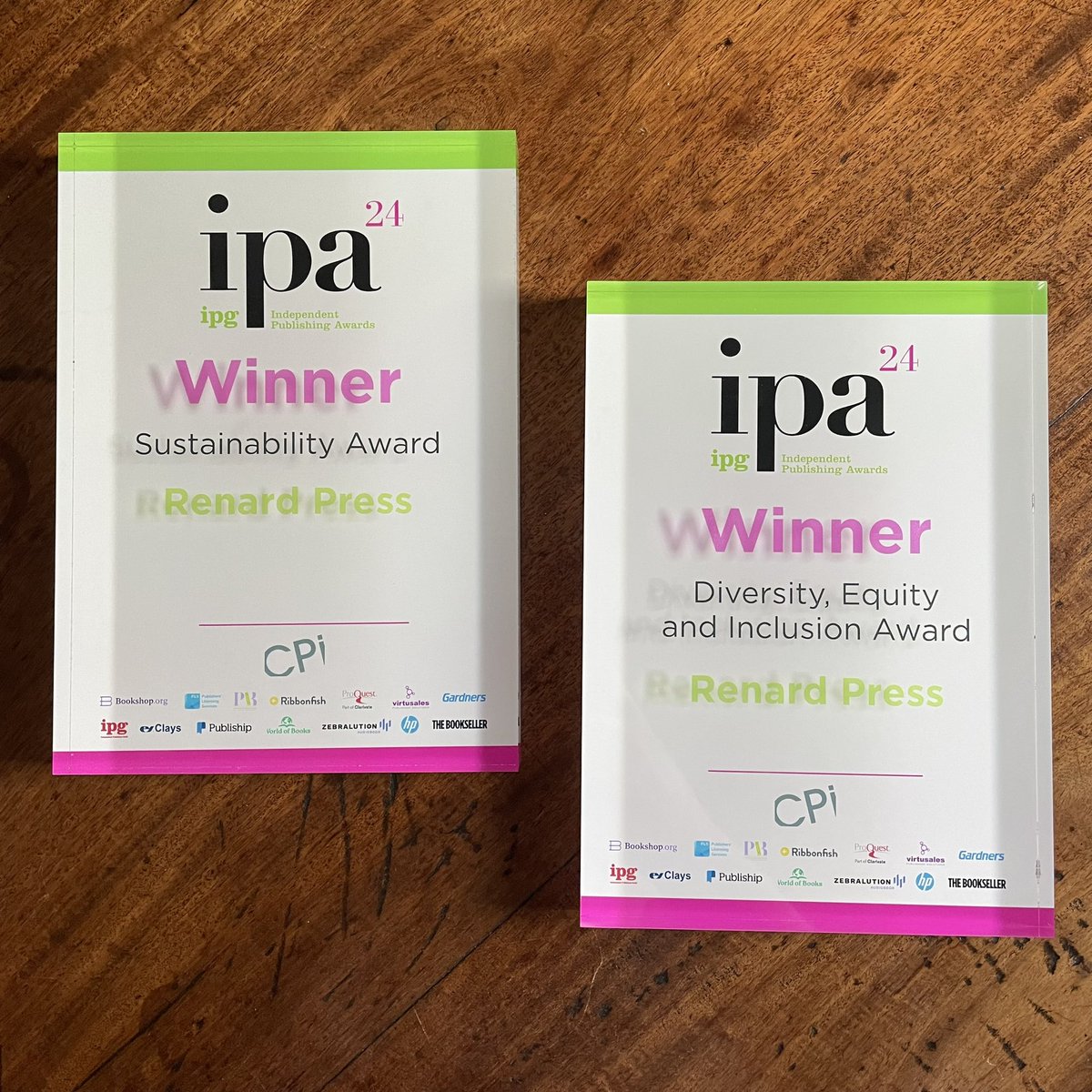 Reader, we have news! 🌟 🌟 Delighted to say that we won these at the @ipghq awards yesterday – and for work in two areas that underscores everything we do. To say we’re proud of the Renard family today would be an understatement. Renard fam, here’s to the year ahead! 🦊x