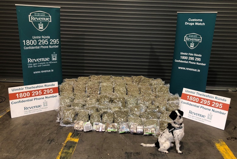 Revenue seize herbal cannabis and cannabis resin worth €1,694,000 in Dublin revenue.ie/en/corporate/p…