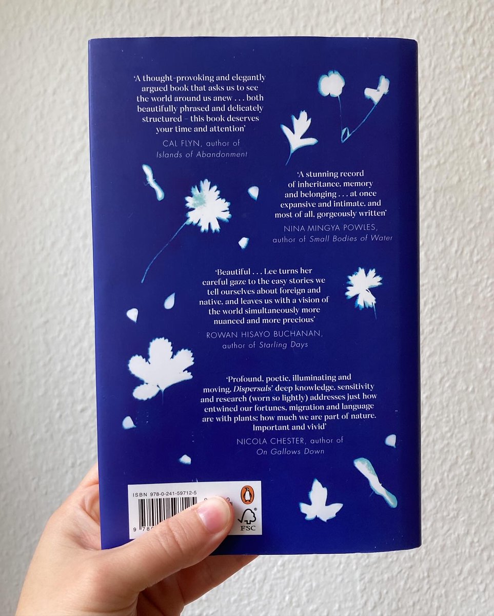 It's UK pub day for DISPERSALS! It's my first at my new home with @HamishH1931 and I'm so thrilled with it. Many thanks to all who made this book possible - and to @jstillustrates for the utterly gorgeous cyanotype cover. Order your copy here: uk.bookshop.org/p/books/disper…