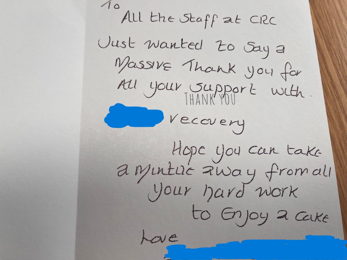 🤩Patient Feedback - CRC🤩

Fantastic feedback received from grateful patients and relatives on CRC, well done all for demonstrating our Patient Experience Strategy Promises!

We value your feedback on the quality of your care💙

#WUTHPatientExperience #PatientFeedback  #Wirral