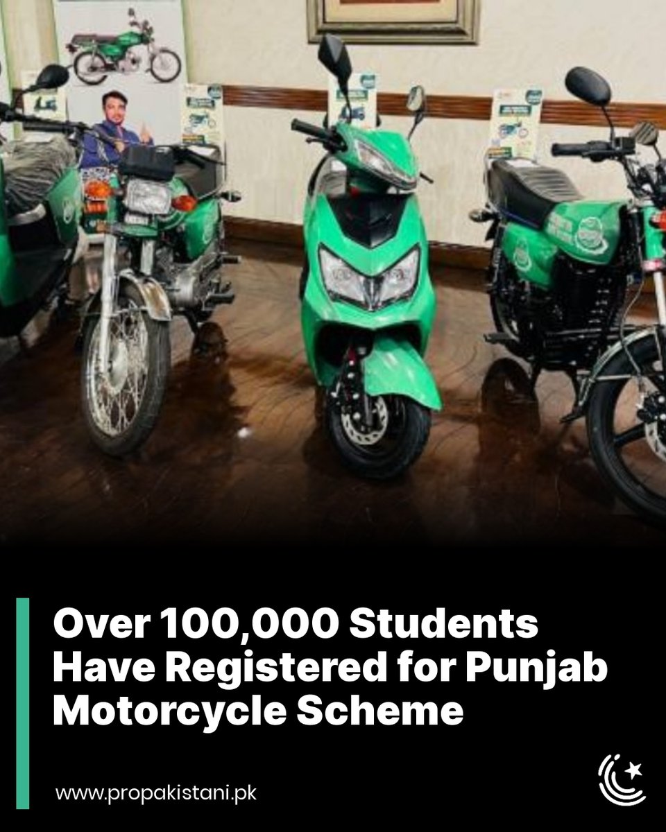 Eligible students from Lahore, Multan, Faisalabad, Bahawalpur, and Rawalpindi can apply before the April 29 deadline in the initial phase.

Read More:  propakistani.pk/2024/04/25/ove… 

#Punjab #BikeScheme #BikeInstallments #GovernmentScheme #Students