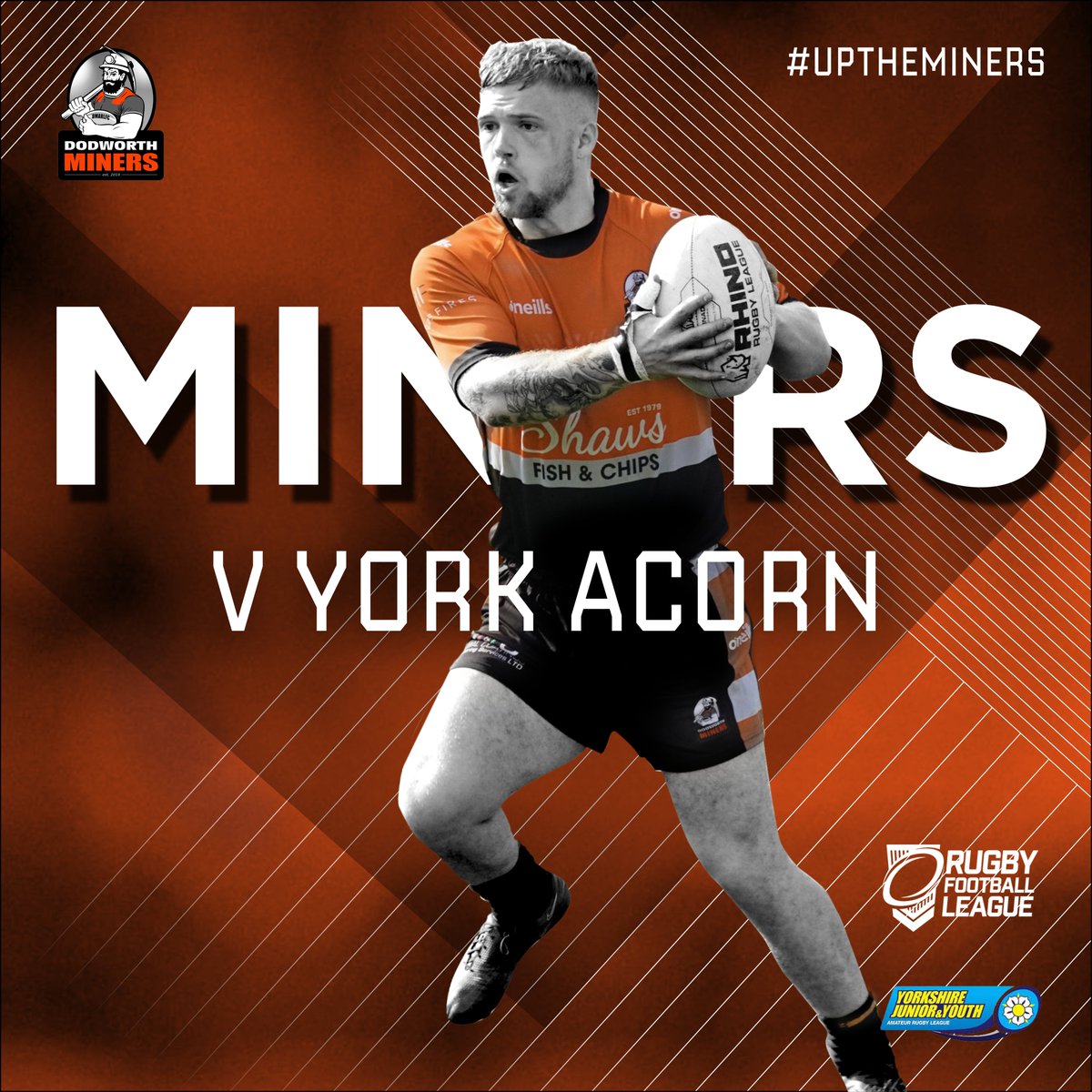 FRIDAY NIGHT FOOTY!!! We welcome York Acorn to the welfare for a Friday evening game! The Tappers Bar will be open for the the drinks!! 7pm kick off - See you there!! #dodworth #rugbyleague #UpTheMiners #york #SouthYorkshireRugby #SuperLeague #barnsleyisbrill #barnsley
