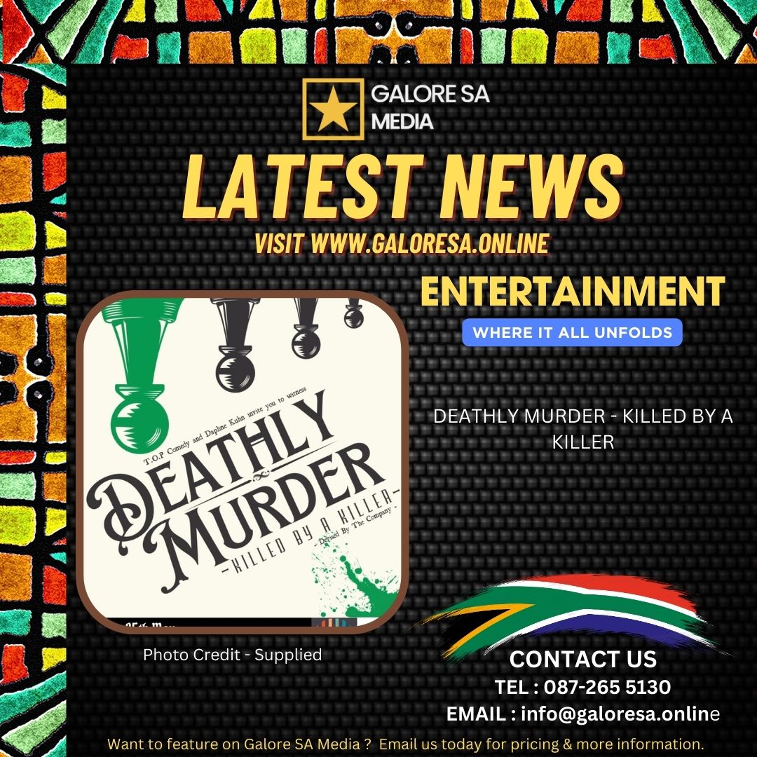 Theatre On The Square presents DEATHLY MURDER - KILLED BY A KILLER 14th – 25th May For ticket information and showtimes, visit theatreonthesquare.co.za or contact the box office on 011 883 8606. To book, go to: computicket.com/event/deathly_… #DeathlyMurder #TOPComedy…