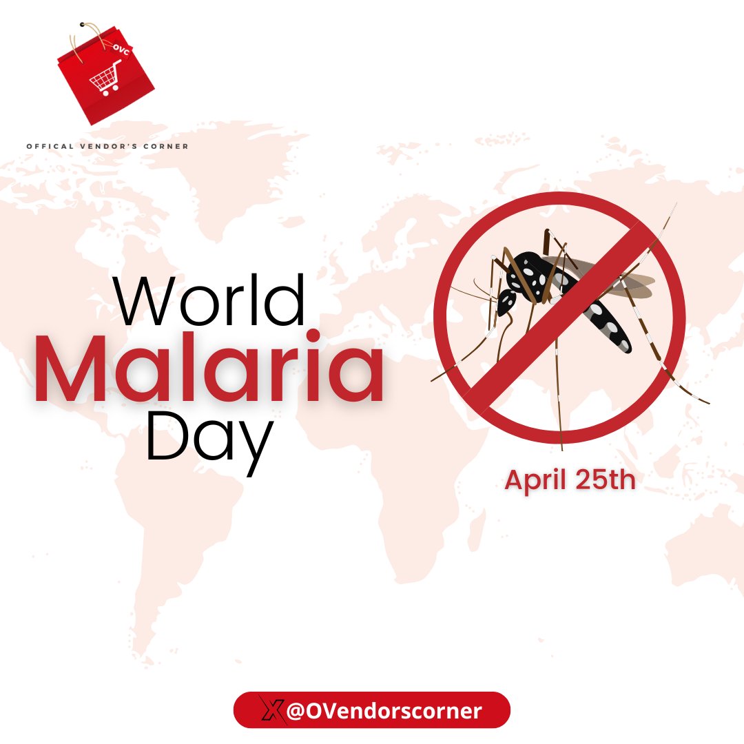 Let's take care of our health to avoid the dangers of malaria. #WorldMalariaDay #Ovendorscorner