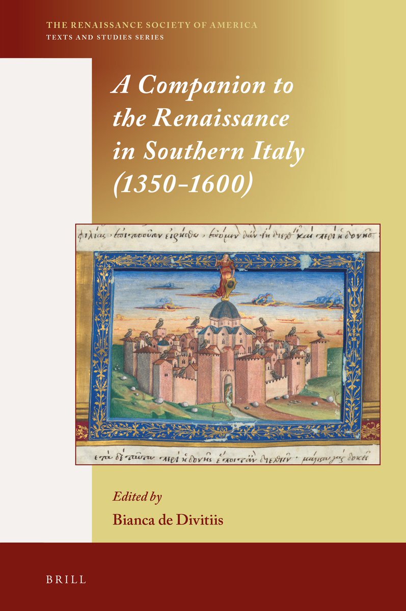 Now in OPEN ACCESS🏆 A Companion to the Renaissance in Southern Italy (1350–1600), ed. Bianca de Divitiis (@Brill_History, January 2023) brill.com/edcollbook-oa/… facebook.com/MedievalUpdate… #medievaltwitter #Medievalstudies #medievalitaly