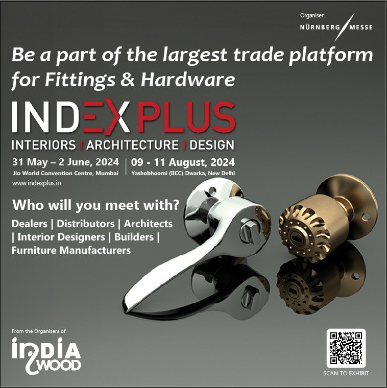 Elevate your business opportunities by being a part of the Fittings & Architectural Hardware Pavilion at 𝐈𝐍𝐃𝐄𝐗 𝐏𝐋𝐔𝐒 𝟐𝟎𝟐𝟒!

#IndexPlus2024 #Mumbai #Delhi #furniturefittings #architecturalfittings #Exhibition #Tradefair #locks #hinges #doors #slidingsystem #builders